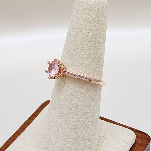 Pandora Sparkling Crown Solitaire Ring Size 8.5 - Picture 4 of 8